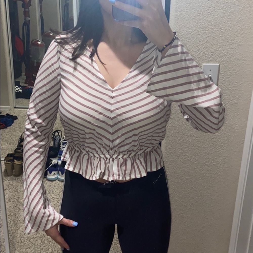 Cute dress top with open back